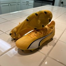 Puma Ultra Ultimate FG/AG "Yellow Blaze/White/Black sz 8