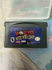 Worms World Party (Nintendo Game Boy Advance, 2002) – CARTRIDGE w/ Case