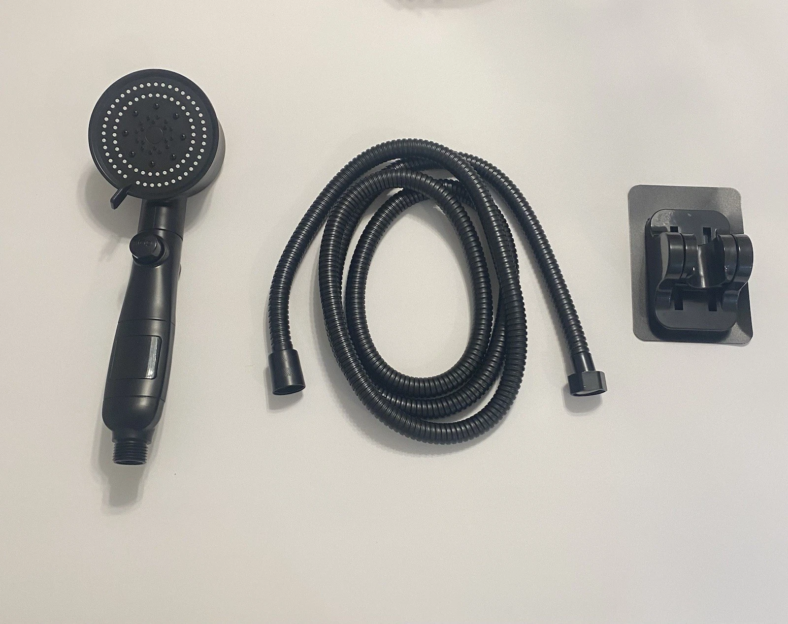 Black Shower Head And Hose