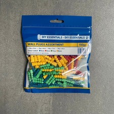 Assorted Mix Pack of Wall Plugs 5mm 6mm 7mm 8mm Mixed Sizes for Screws Hanging +