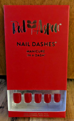 Red Aspen Nail Dashes Petite '' Tulips For Terrie ''