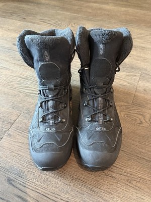Salomon 108746 Men's Nytro WP Cold Weather Hiking Boots, Black, Size 9, NOS