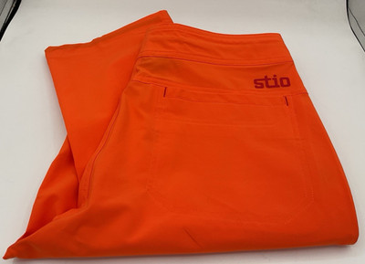 STIO Out Of Bounds Pants Mens Size 31R 31x31 Orange Board Outdoor Athletic NEW
