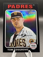 2024 Topps Heritage Tom Cosgrove Black Refractor /75 Padres #85