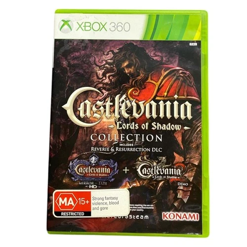 Castlevania Lords of Shadow Collection Xbox 360 Game Manual MA15+ Disc 2 Only