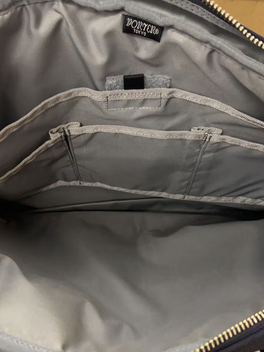 PORTER Briefcase, Polyester, Navy, Solid Color - image 6