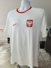 Image of Nike POLAND HOME FOOTBALL SHIRT NIKE size  L  ADULT