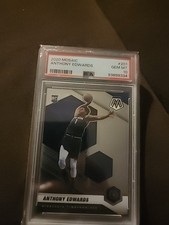 Panini 2020-21 Mosaic Anthony Edwards #201 Rookie Minnesota Timberwolves PSA 10