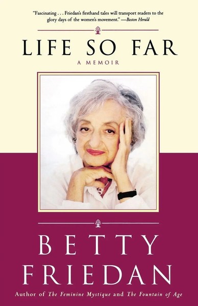 Life So Far A Memoir Betty Friedan Taschenbuch Kartoniert / Broschiert Englisch-image