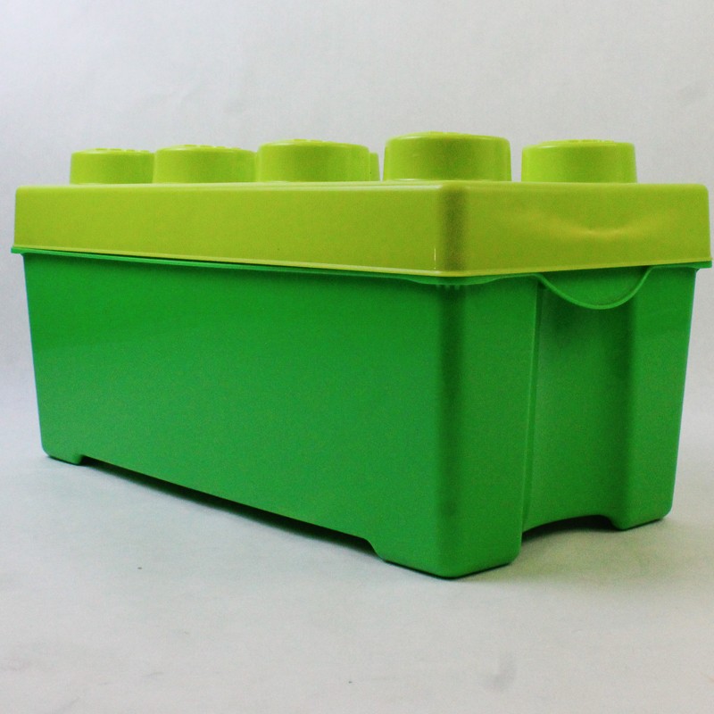 ブルドッグ　0527 LEGO Green Stackable Storage Brick 8-Stud Box 14x7x6 Used | eBay