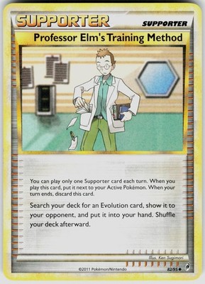 Professor Elm's Training Method 82/95 Uncommon Call of Legends Pokemon LP