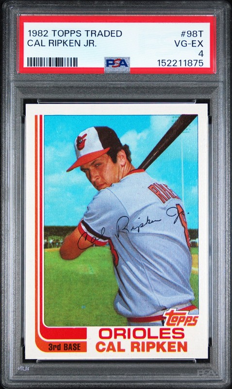 1982 Topps Traded 98T Cal Ripken Jr. PSA 4 152211875