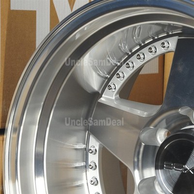 17x9 6x139.7 6x5.5 9SIX9 FIVE-2 DEEP -36 OFFSET MACHINE 5 SPOKE 5