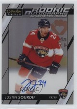 2024 O-Pee-Chee Platinum 2023-24 Update Rookie Rainbow Justin Sourdif Auto u2v