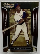 2008 Donruss Sports Legends Hank Aaron #10 Milwaukee Braves