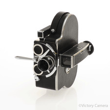 Bolex H16 16mm Motion Picture Film Camera 26mm f1.9 Pizar Lens EXC 