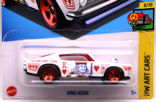 Hot Wheels Mainline 2024 #152 King Kuda white red5spk's - Picture 2 of 4