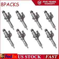 8x Automotive Fuel Injector 0445120008 Fits For Lb7 Duramax 6.6l 2001-2004.5 New