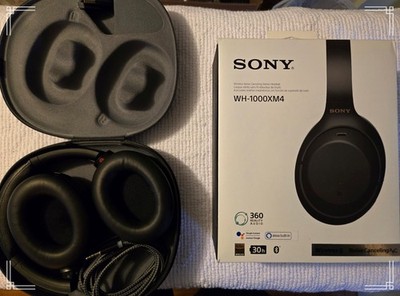 Sony WH-1000XM4 Wireless Noise Cancelling Headphones Bluetooth ANC OverEar BlacK