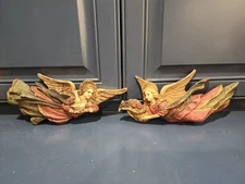 Vintage Midwest of Cannon Falls Flying Angel Wall Plaques