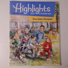 Highlights for Children Magazine November 1996 541 Puzzles Stories Education