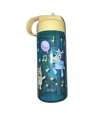   BLUEY 16 Fl. Oz. STRAW BOTTLE       START THE MUSIC       With Carry Loop.