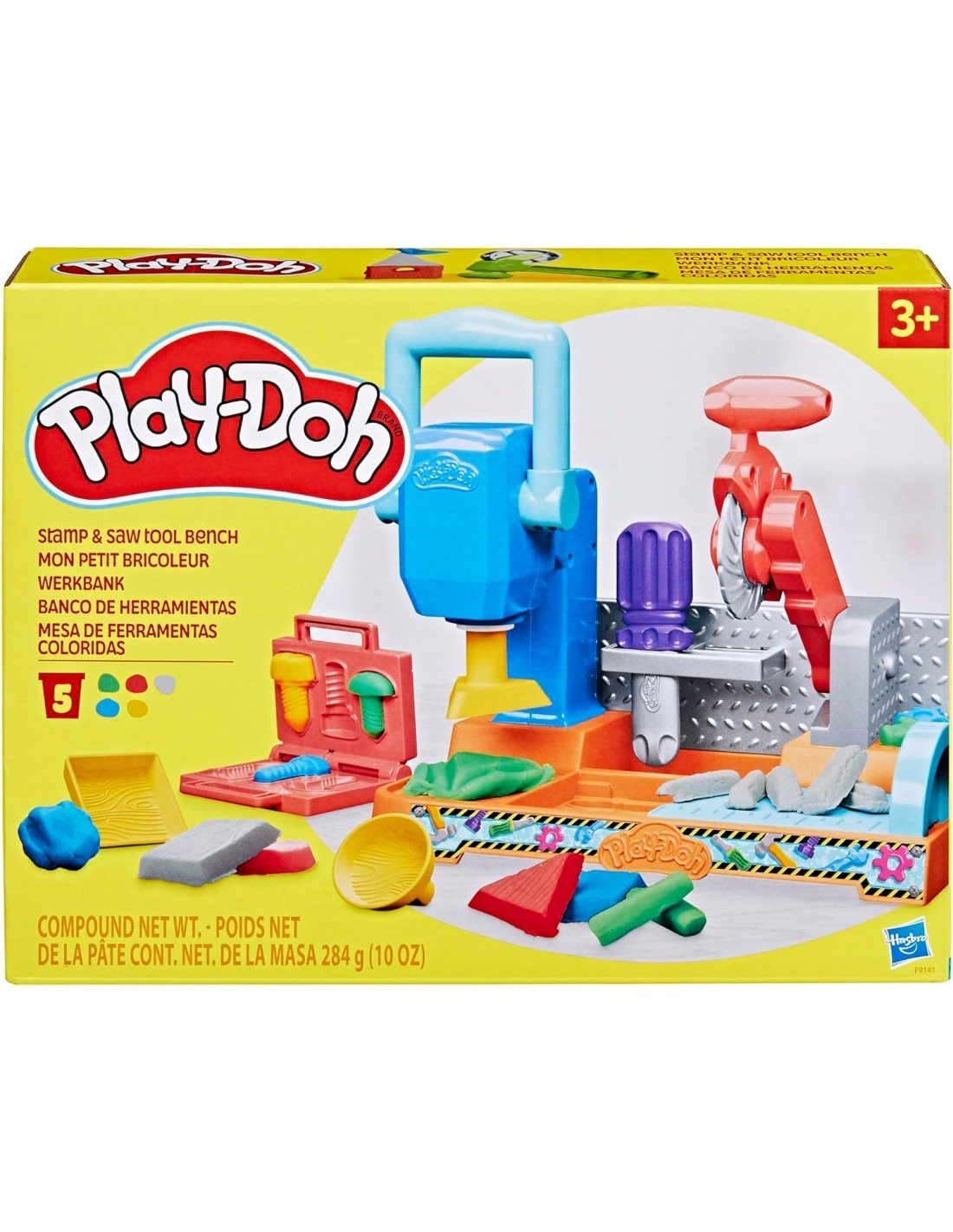 Play-Doh Set Da Gioco Con Timbri E Sega Da Banco - Immagine 2