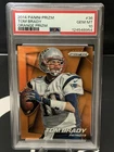 2014 Panini Prizm Tom Brady #36 Orange Prizm PSA Gem Mt 10
