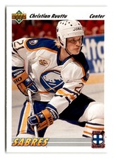 1991-92 Christian Ruuttu Upper Deck Euro-Stars - Buffalo Sabres