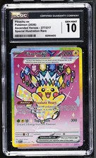 Pikachu ex 277/217 SIR - Pokémon Ascended Heroes CGC 10 GEM MINT on eBay