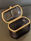 Antique French Amethyst Color Cut Glass Hinged Box Casket — photo 3