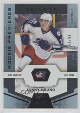 2016-17 Upper Deck Trilogy Rookie Premieres Level 1 Black 58/99 Sonny Milano 2d8