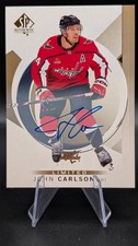 2024-25 SP Authentic John Carlson Sign of the Times Auto Capitals SSP Auto