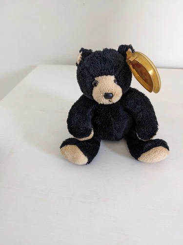 TY Beanie Baby "Snacks" the black bear-2007 Vintage Rare Retired