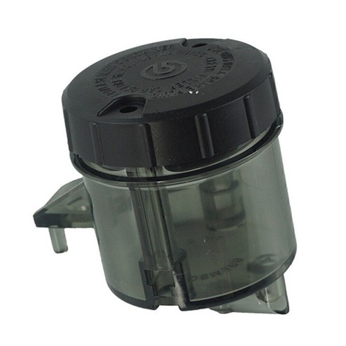 Motorcycle Front Brake Fluid Reservoir Oil Tank Cup For Honda Kawasaki Black - Picture 2 of 5
