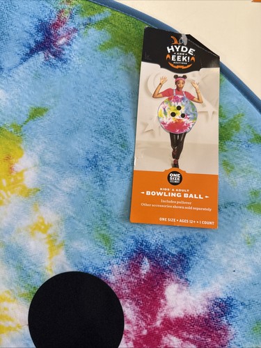 BOWLING BALL Tunic Halloween Costume Kids, Adults, Teens OSFM Tie Dye New - Picture 3 of 8