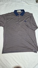 Fairway & Greene The Riviera Country Club Golf Polo Shirt L Striped USA Made