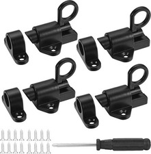 4PC Self-Closing Latches,Spring Gate Latch for Wooden Fence,Automatic Door Latch