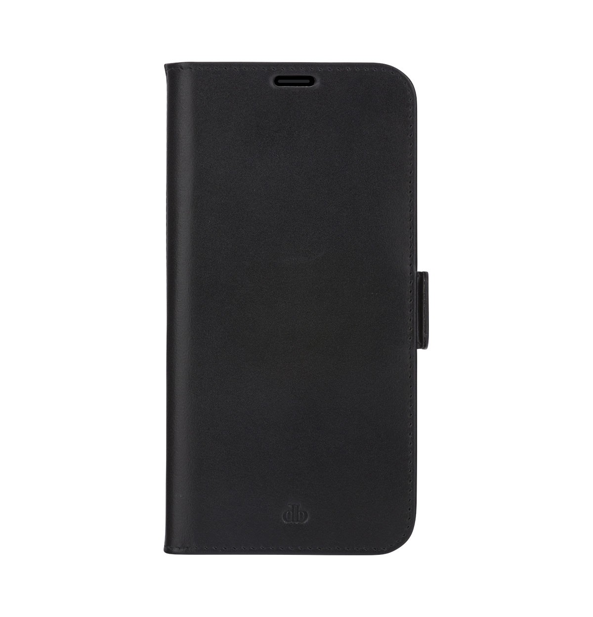 Coque folio haut de gamme iPhone 13 Lynge en cuir pleine fleur