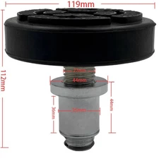 4PC Car Lift Rubber tray Heightening Feet Plus High Leg Pads Shaft diameter 35mm