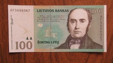 Litauen 100 Litu P-62 unc