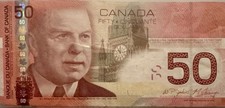 Canada 50 Dollars 2004 (2011) aUNC  Fma  Macklem/Carney