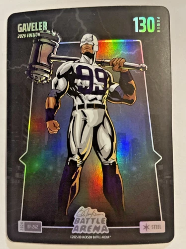 Aaron Judge 2026 Bo Jackson Battle Arena Gaveler BattleFoil Steel Card!!