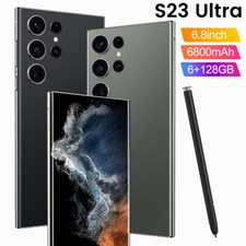 NEW S23 Ultra 5G Unlocked Smartphone Android 6G 128GB Dual SIM Mobile Cell Phone
