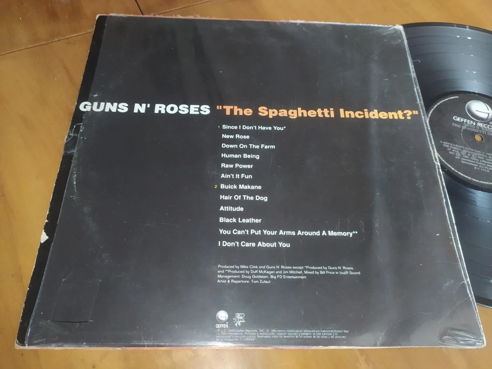 Guns N Roses - The Spaghetti Incident  Vinyl Lp Venezuela Rodven 1993 - Image 3 of 4