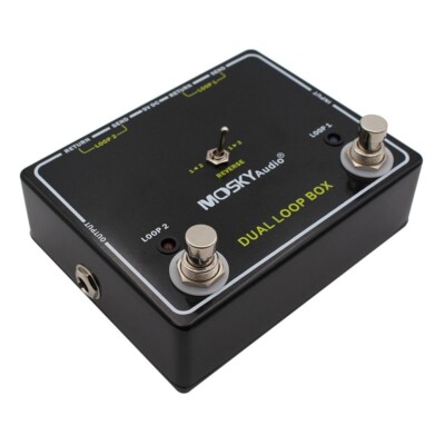 Guitarist's Essential DUAL Loop Switcher Pedal mit benutzerfreundlichen Steuerel