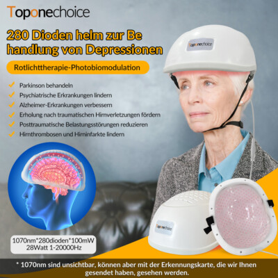 1070nm Led Helmet Brain Stroke Therapy Near Infrared Light Treatment Depression.