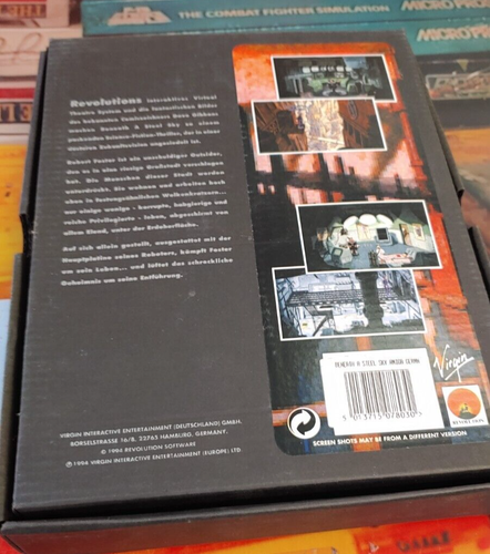 Beneath a Steel Sky Commodore Amiga (15 Disk, Manual, Box) working CIB german - Imagen 2 de 5