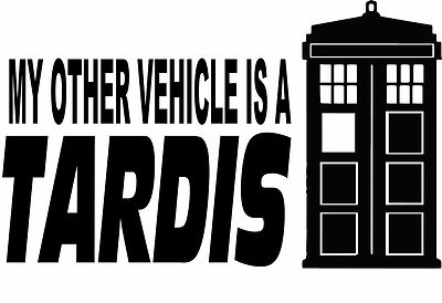 Doctor Who Tardis Vinyl Decal – Oracle Gloss/Matte – For Car, Truck, Window