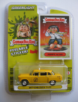 1977 Checker Taxi  Poppy Fiction *** Greenlight Garbage Pail Kids 1:64